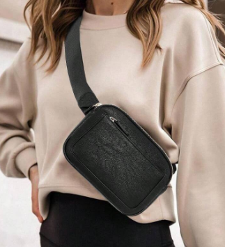 Black Fanny Pack/Crossbody Bag