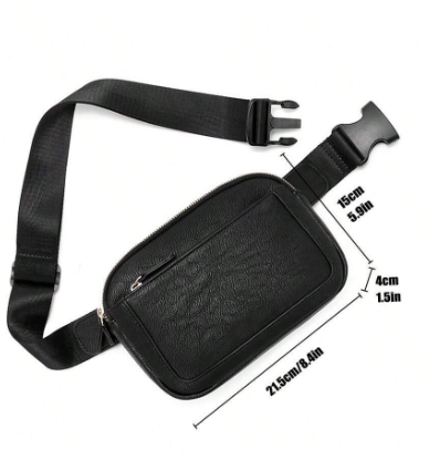 Black Fanny Pack/Crossbody Bag