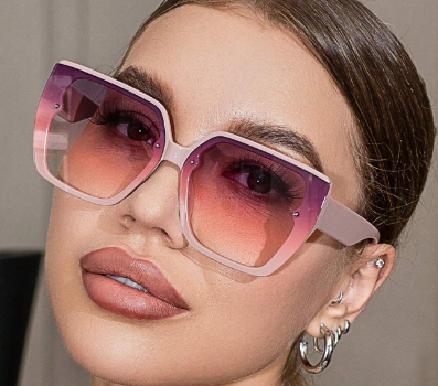 Retro Oversized Square Frame Sunglasses