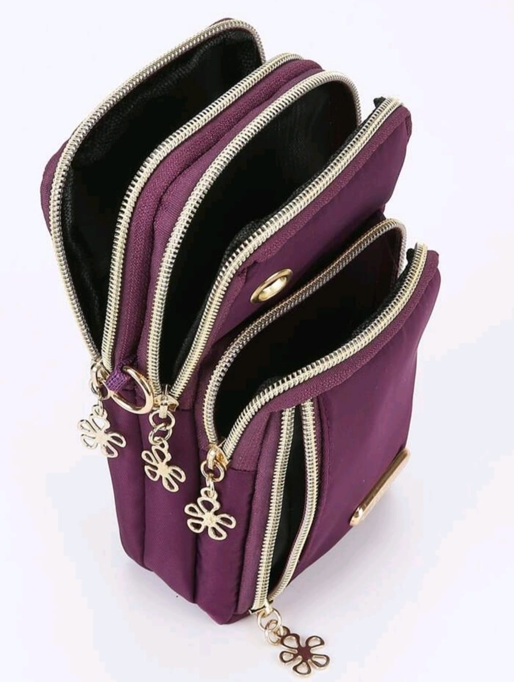 Purple Mobile Phone Crossbody Bag