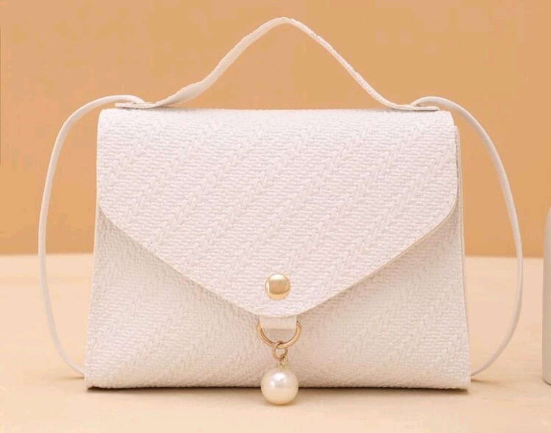 White Petit Shoulder Strap and Handbag