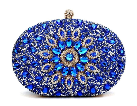 Crystal-studded Evening Bag